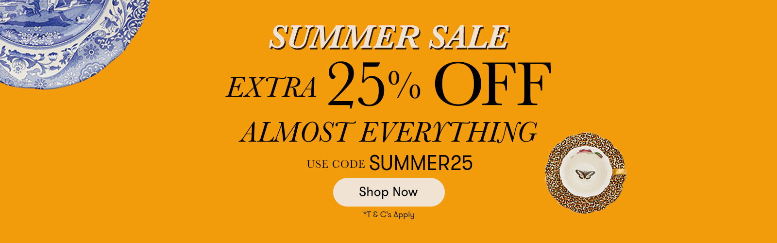 Summer Sale Extra 25% Off